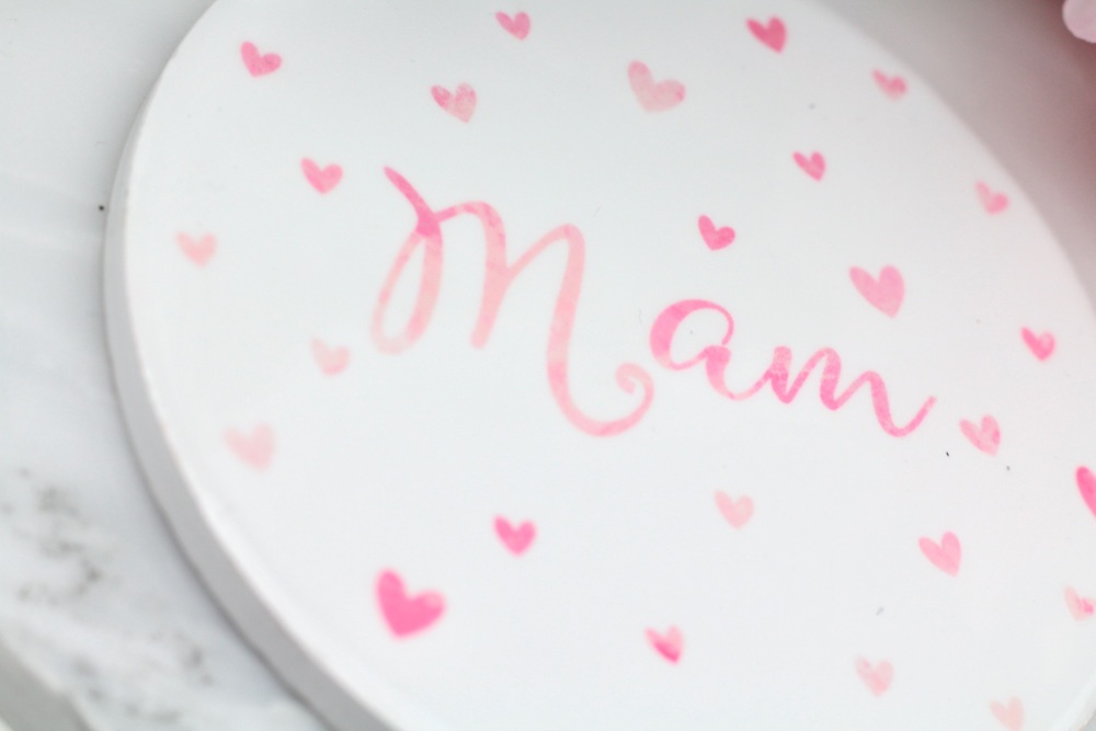 Dotty Hearts - Mam - Coaster