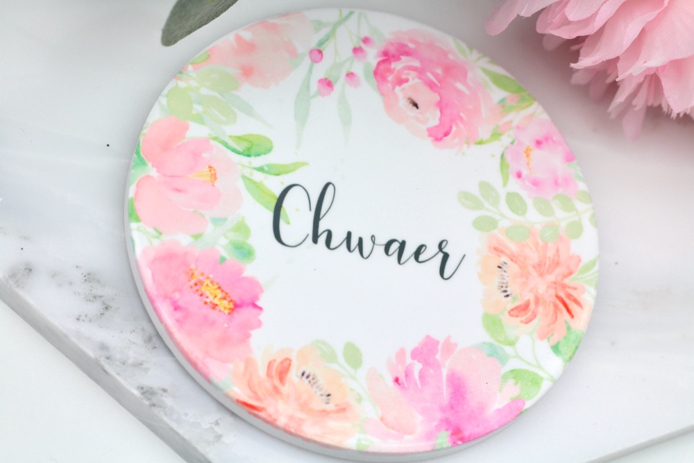 Floral Watercolour - Chwaer - Coaster