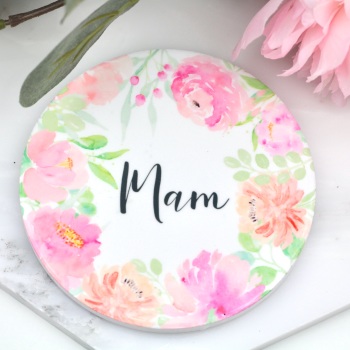 Floral Watercolour - Mam - Coaster