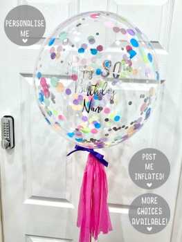 Confetti Bubble Balloon - Fiesta