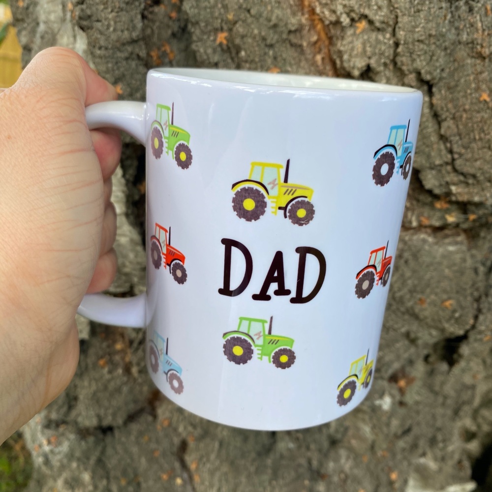 Mwg Tractor Dad - Welsh Dad Tractor Mug
