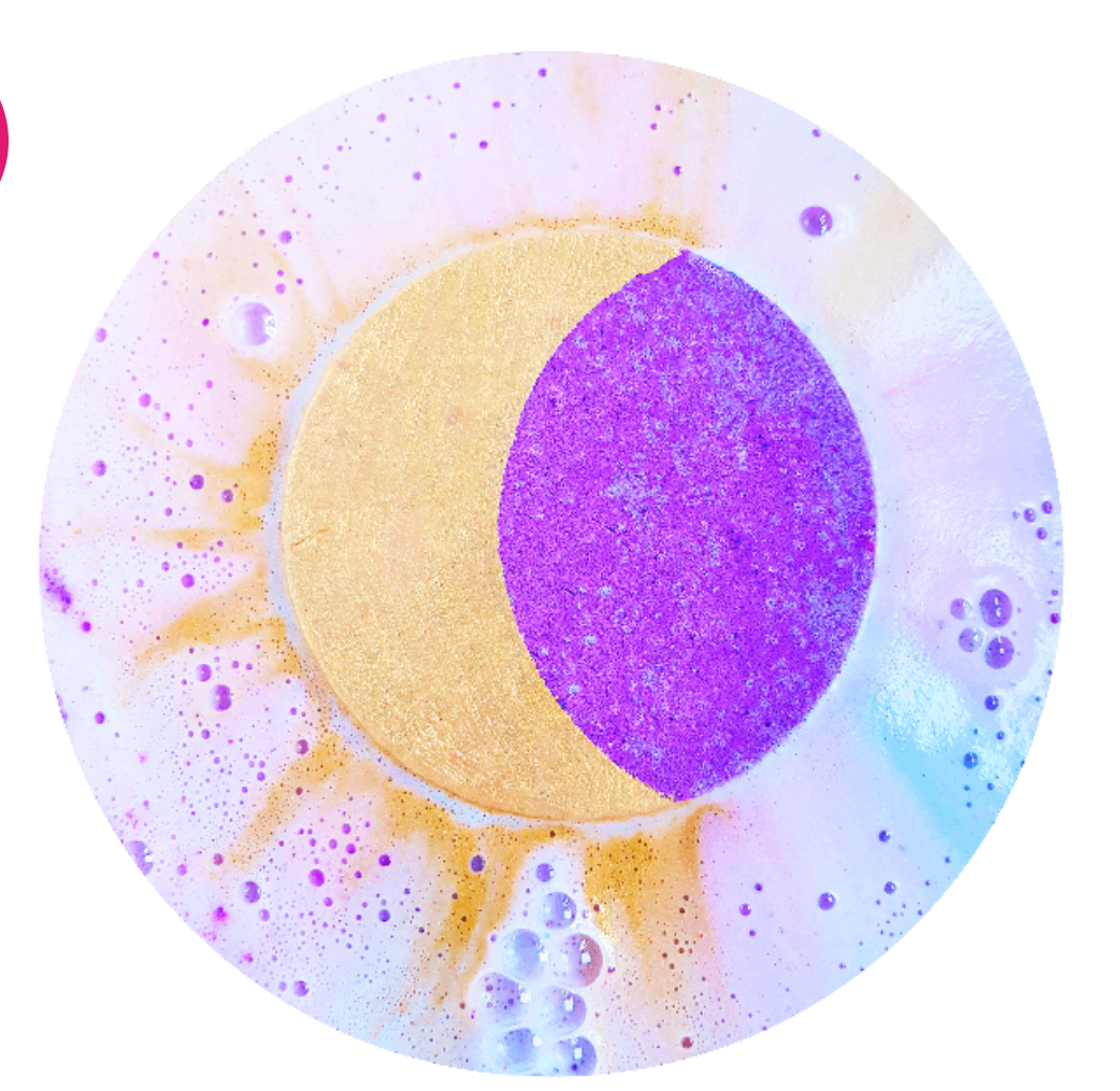 Moon Child - Large Watercolour Bath Bomb