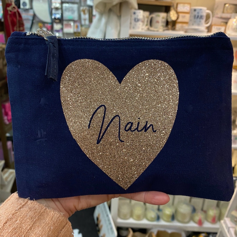 Heart - Nain Bag - Navy