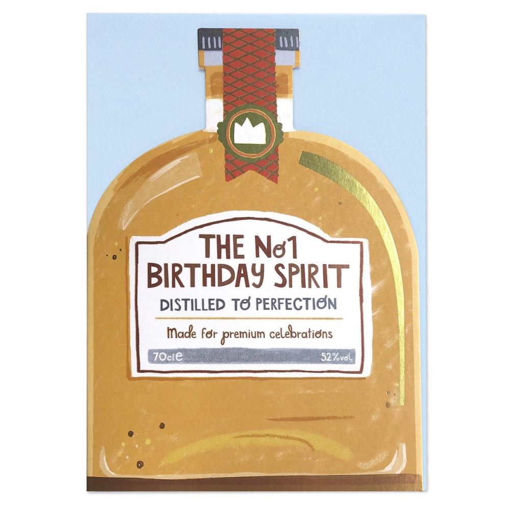 Birthday Spirits - Cut out Card