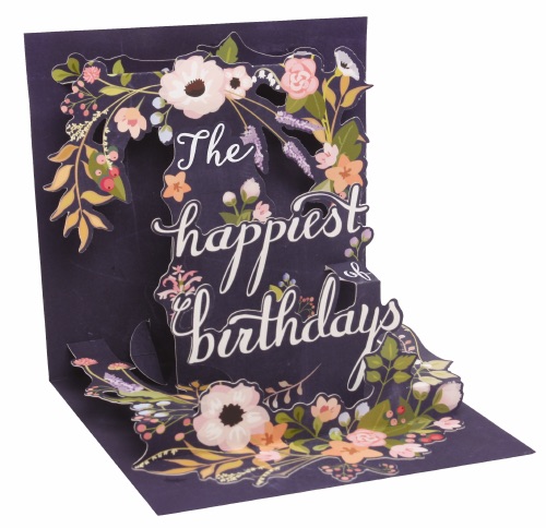 Happiest birthday card, happiest birthday pop up card