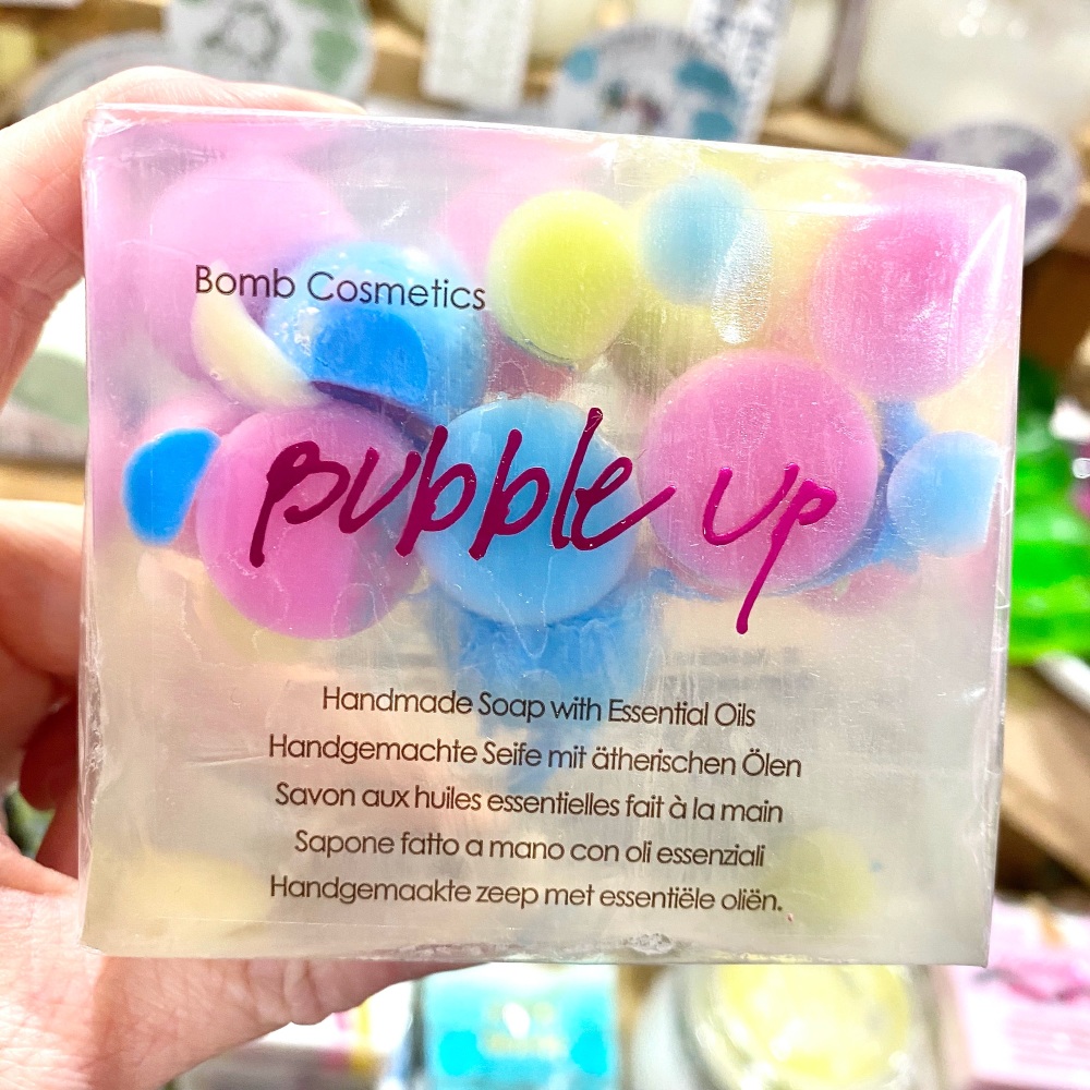 Bubble soap, comb cosmetic soap, handmade soap