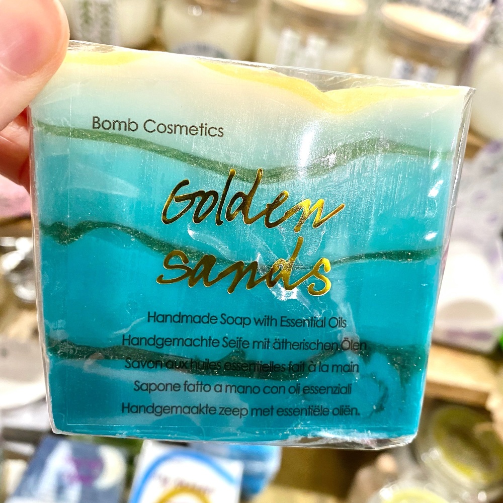 golden sand soap, comb cosmetic soap, handmade soap