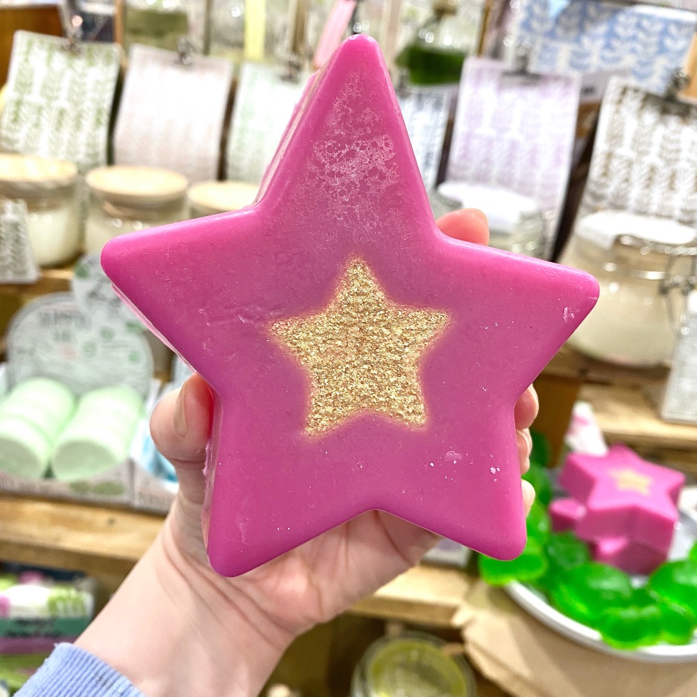 star soap, comb cosmetic soap, handmade soap