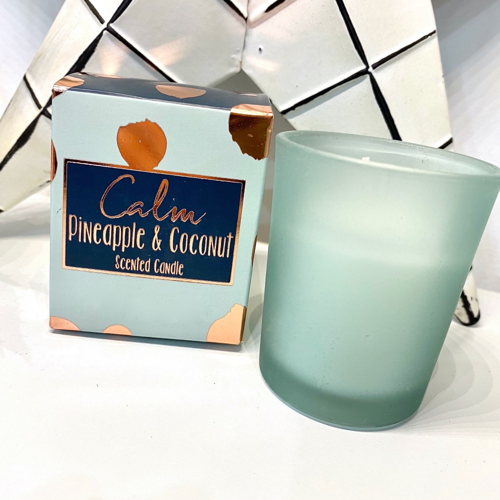 Calm candle, coconut and pineapple candle