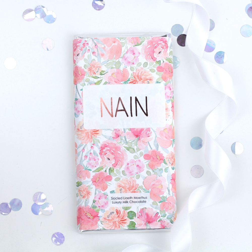Nain - Floral Milk Chocolate Bar
