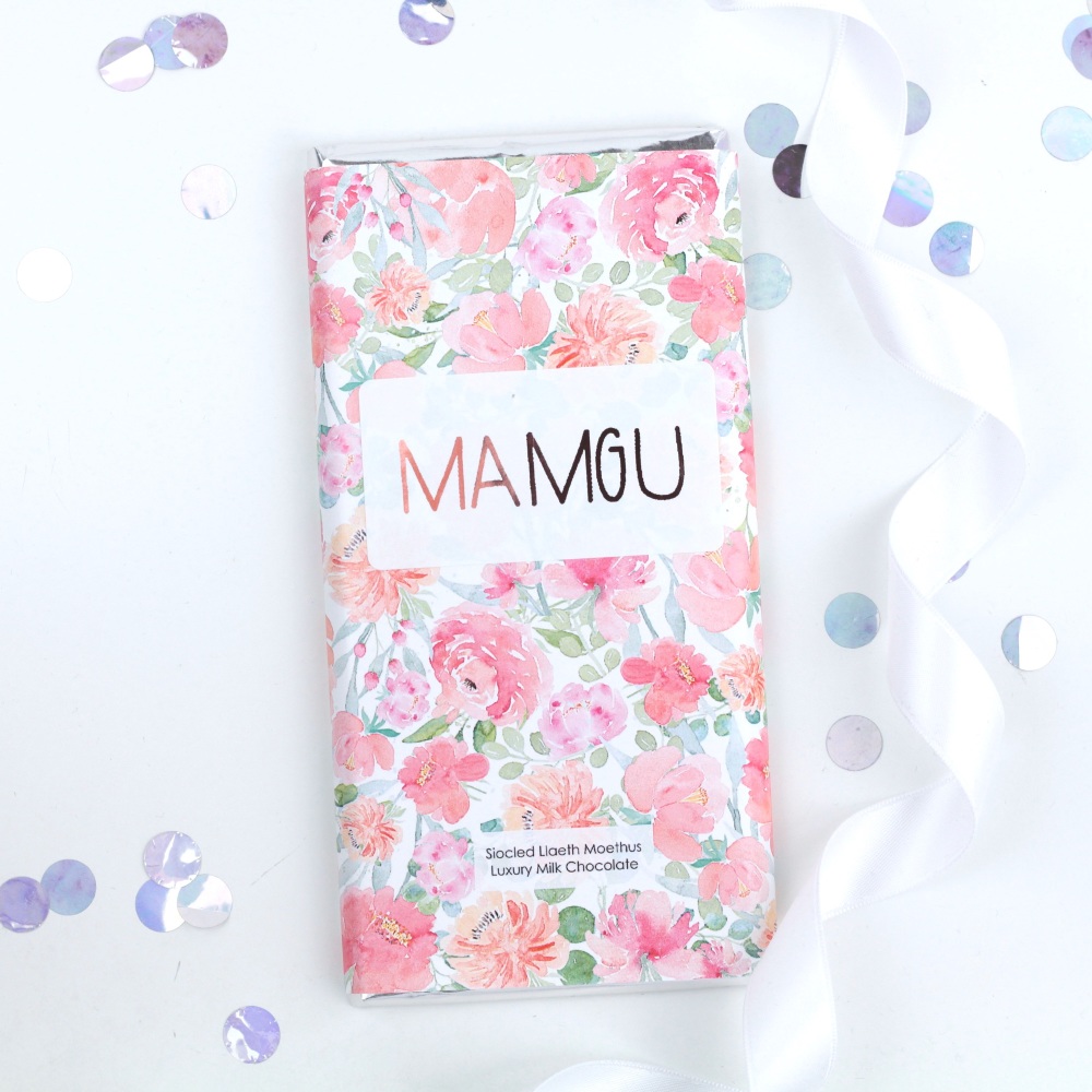 Mamgu - Floral Milk Chocolate Bar