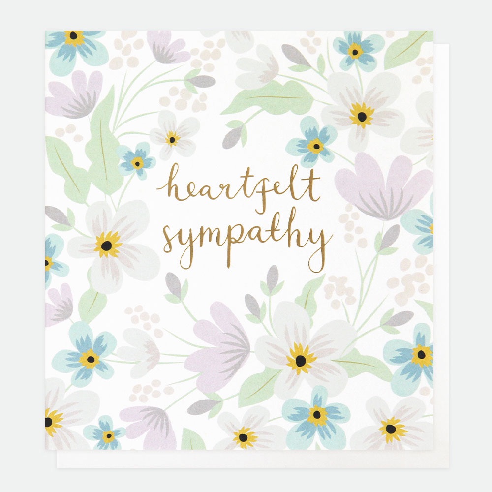 Heartfelt Sympathy card, sympathy card, modern sympathy card, caroline gard
