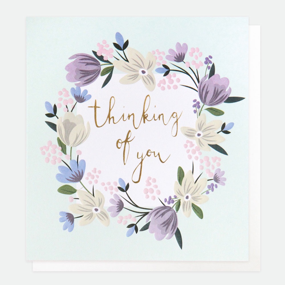 Thinking of You Card, modern thinking of you card
