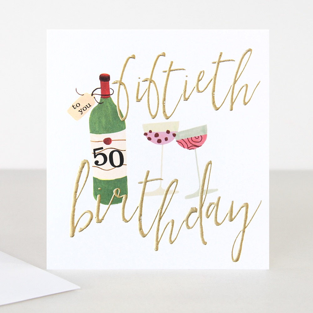 Happy 50th Birthday - Card