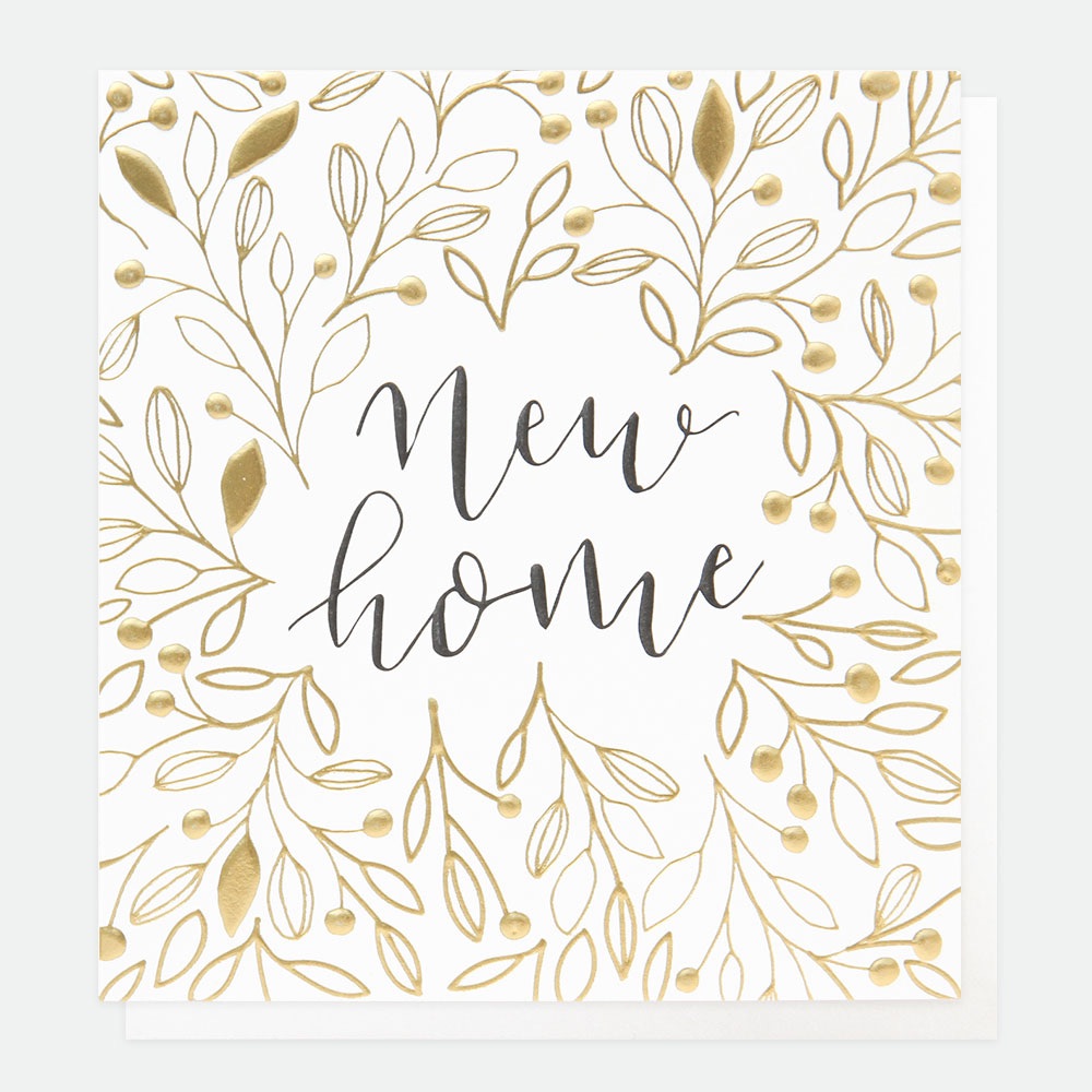New Home - Card, modern new home card, new home