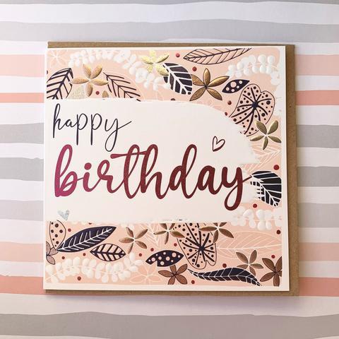 birthday card, happy birthday card, modern cards, molly mae cards