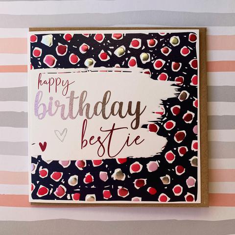bestie birthday card, birthday card, happy birthday card, modern cards, mol