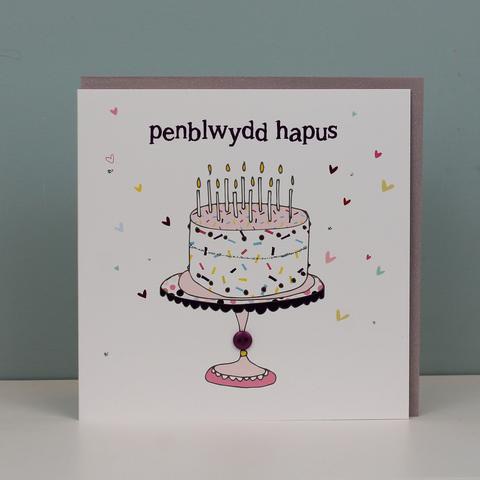 Penblwydd Hapus - Card