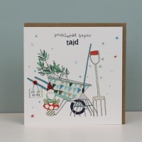 Penblwydd Hapus  Taid - Card