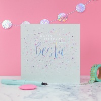 Bestie Happy Birthday - Card