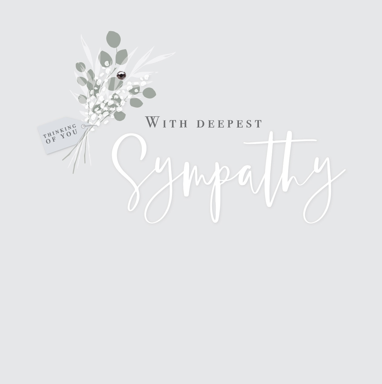 With Deepest Sympathy Card
