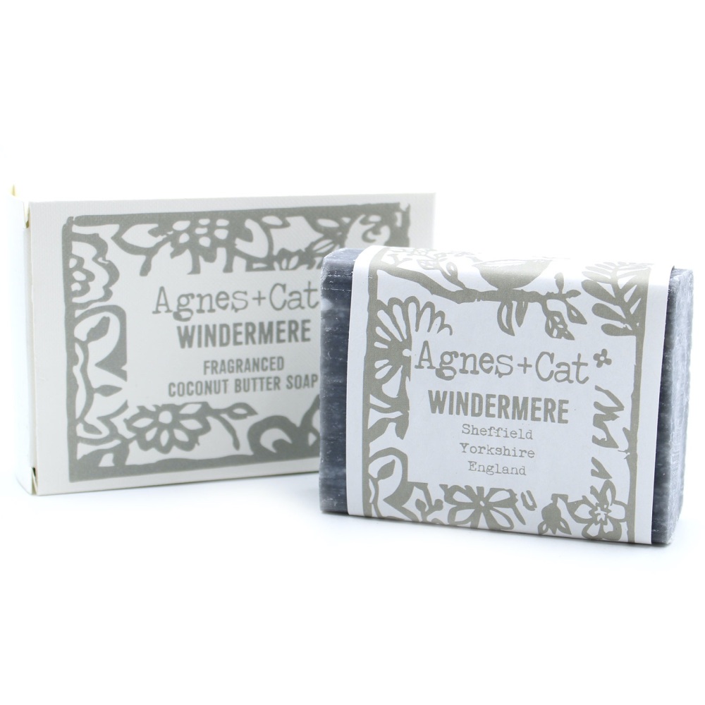 Windemere soap, agnes and cat stockist, coconut butter soap, handmade natur