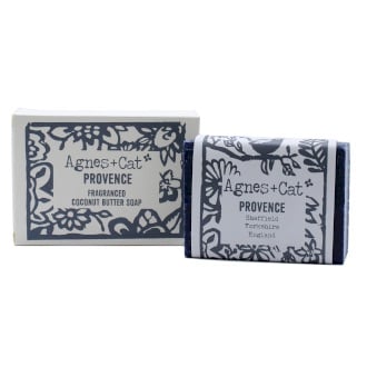Provence soap, handmade coconut butter soap, agnes and cat stockist