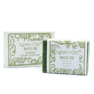 White Fig soap, coconut butter soap, agnes and cat stockist