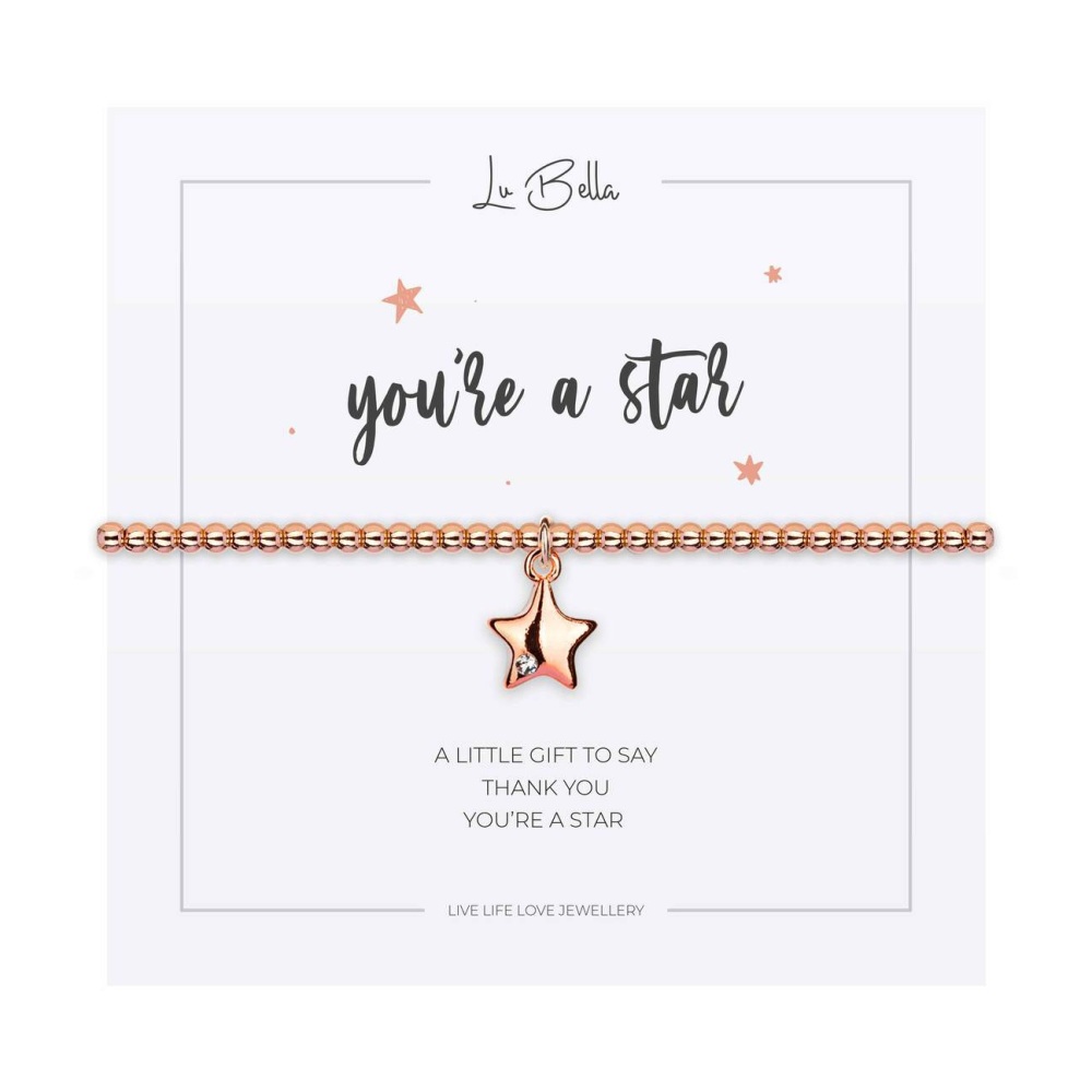 You're a star bracelet, you're a star gift, well done bracelet