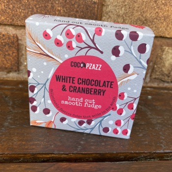 White Chocolate & Cranberry - Smooth Fudge