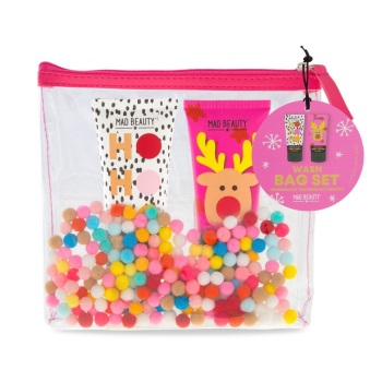 Pom Pom Wash Bag - Gift Set