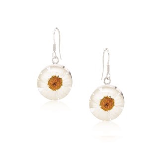 Daisy - Flower Filled - Earrings