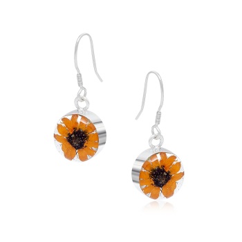 Sunflower - Flower Filled - Earrings