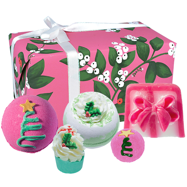 Under the Mistletoe Gift Set, bath bomb gift set, bomb cosmetics stockist, 