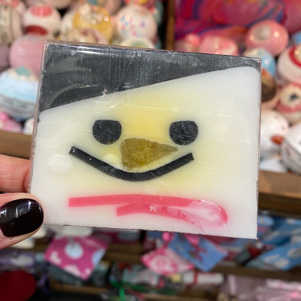 snowman soap, stocking filler