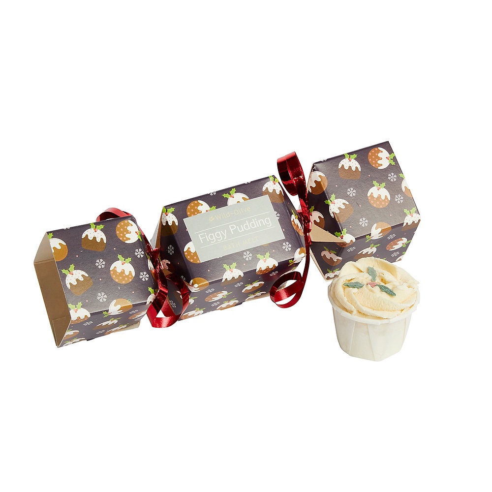 Figgy Pudding Bath Melt - Cracker Gift Set