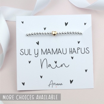 Breichled Sul y Mamau Hapus Nain - Ariana Jewellery -  Various Choice 