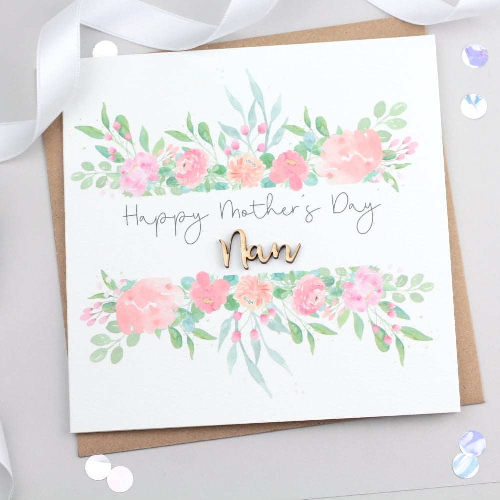 Happy mothers day nan card, mum mothers day card, happy mothers day nan, ca