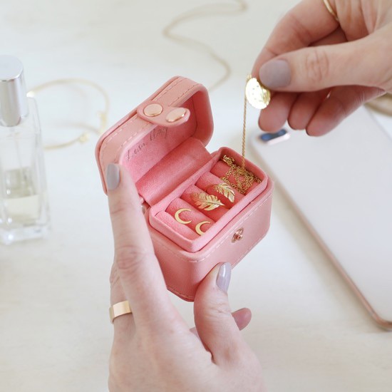 Pink - Ring Jewellery Case