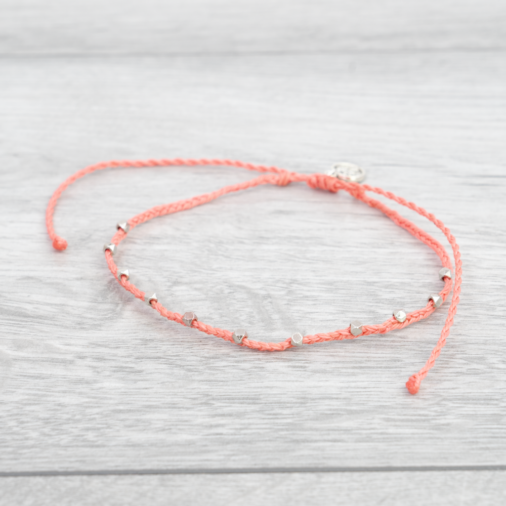 Coral Cube Anklet