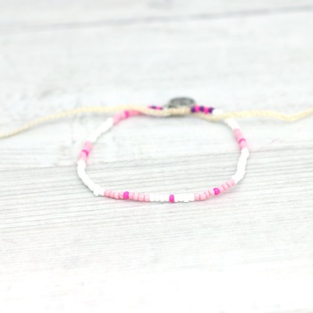 Pinks Multi Beaded Bracelet