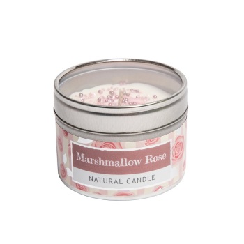 Marshmallow Rose Natural Soy Wax Candle