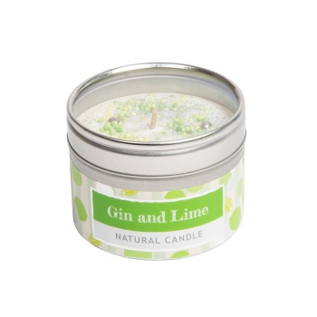 Gin & Lime Natural Soy Wax Candle