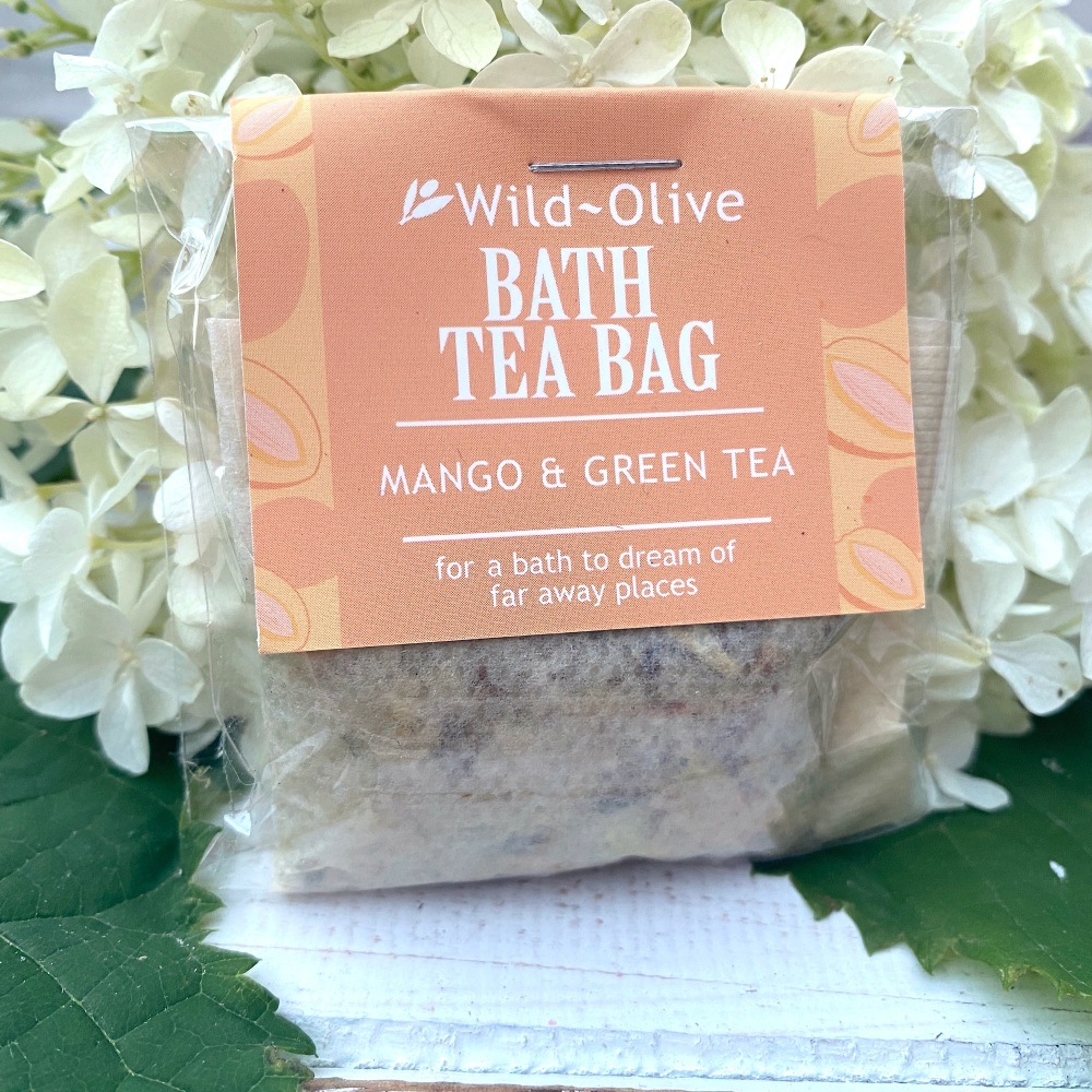 Mango & Green Tea Tea Bag - Bath Salts