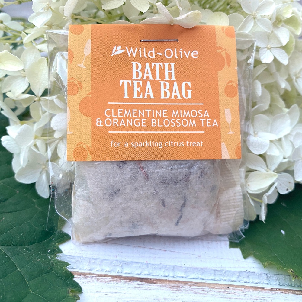 Clementine Mimosa & Orange Blossom Tea Bag - Bath Salts