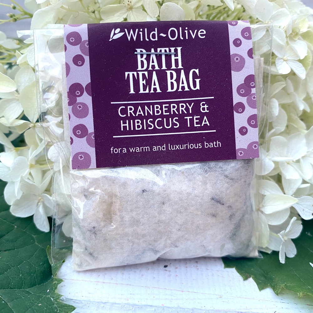 Cranberry & Hibiscus Tea Bag - Bath Salts