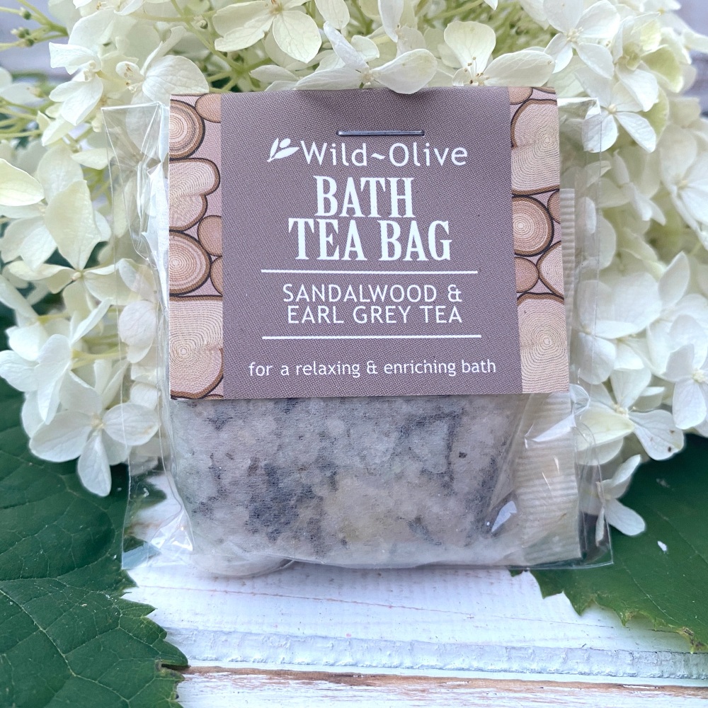 Sandalwood & Earl Grey Tea Bag - Bath Salts