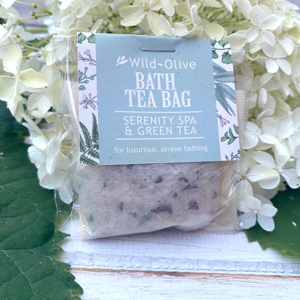 Serenity Spa & Green Tea Tea Bag - Bath Salts
