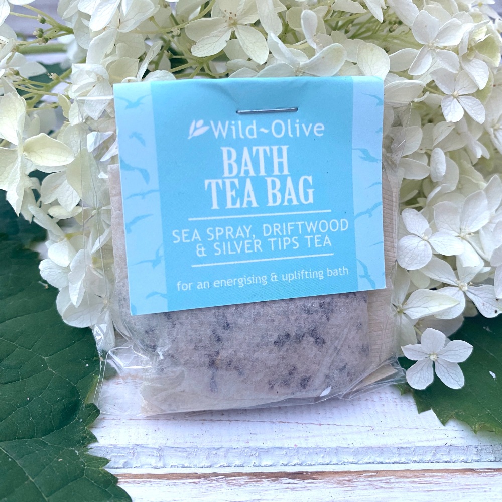Sea Spray, Driftwood & Silver Tips Tea - Tea Bag Bath Salts