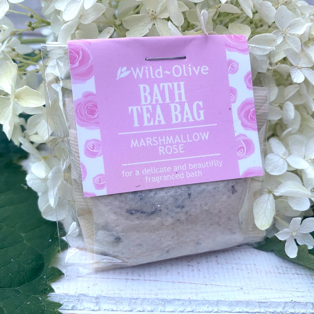 Marshmallow Rose - Tea Bag Bath Salts